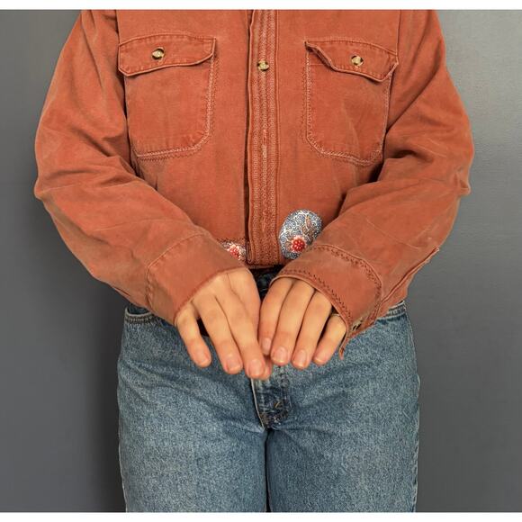 Stone Tones by Roulette Cropped Jacket with artful details - Picture 6 of 7